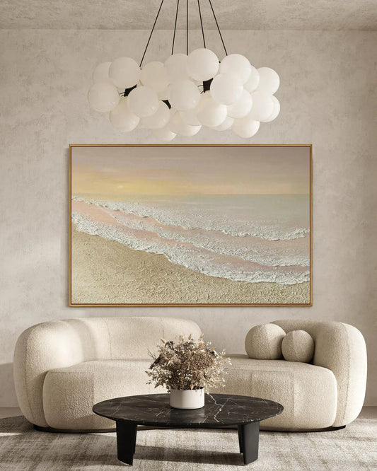 Oversized Natural Tone Wabi Sabi Wall Decor No.176
