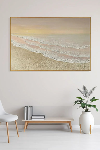 Oversized Natural Tone Wabi Sabi Wall Decor No.176