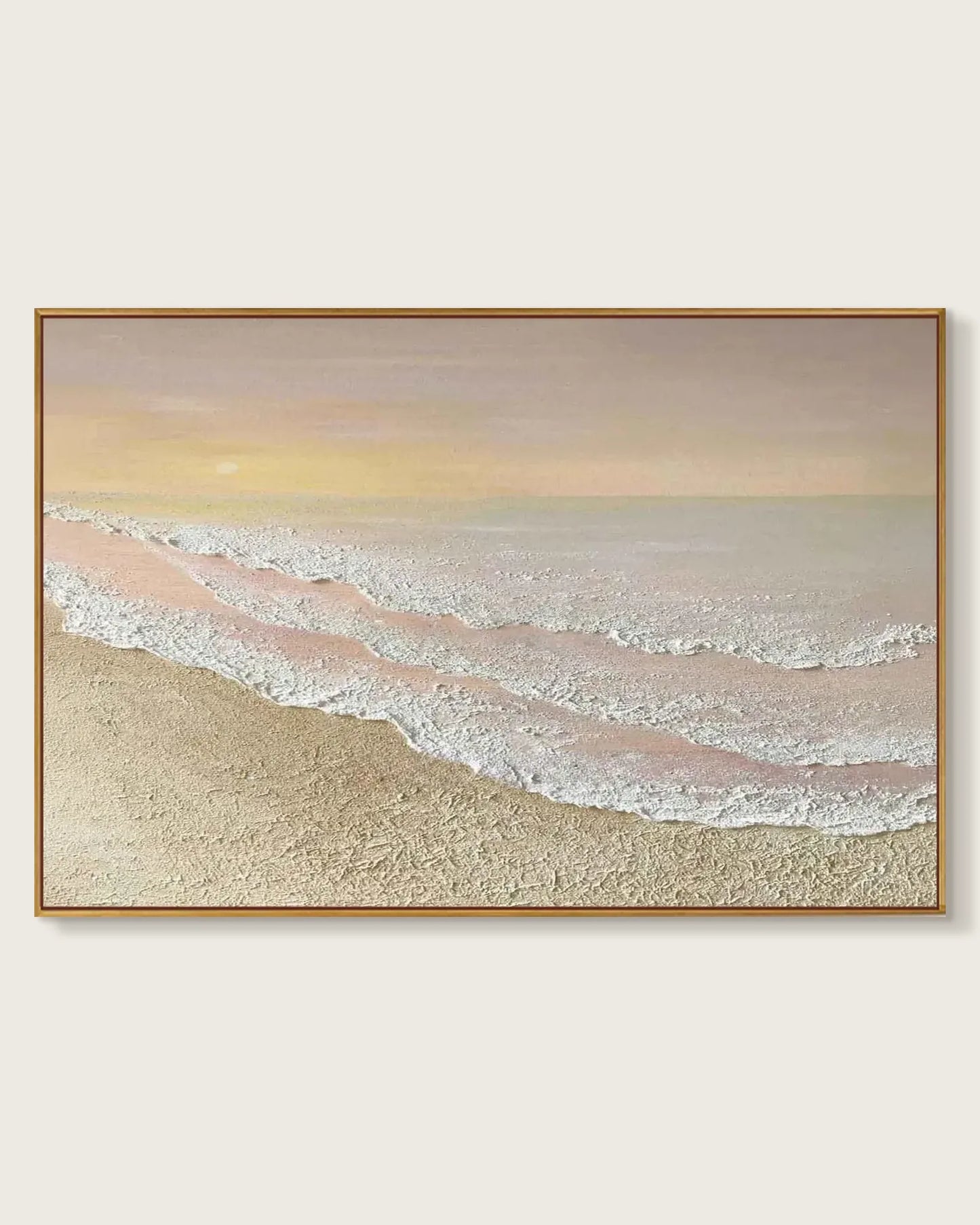 Oversized Natural Tone Wabi Sabi Wall Decor No.176