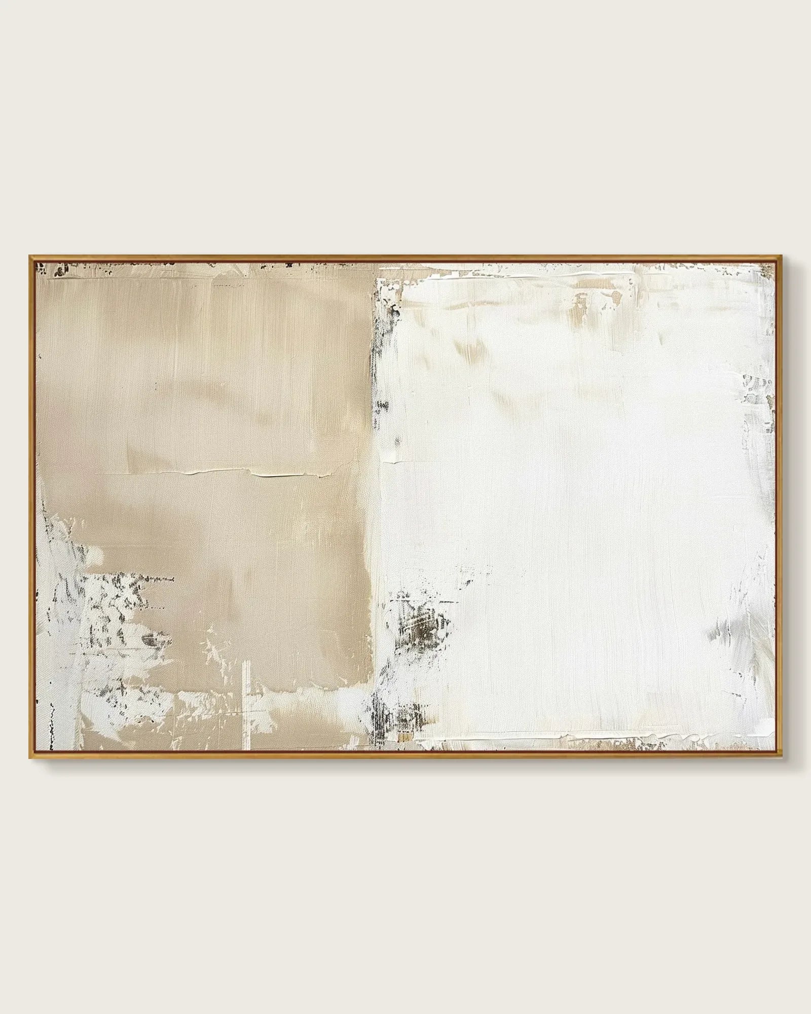 Oversized Neutral Wabi Sabi Artwork No.164