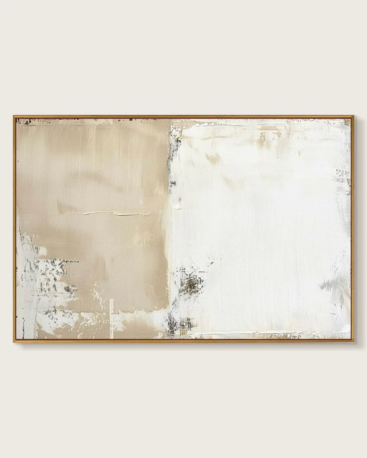 Oversized Neutral Wabi Sabi Artwork No.164