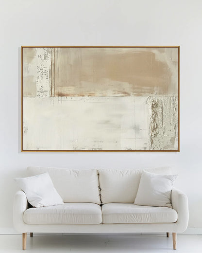 Oversized Neutral Wabi Sabi Wall Decor No.166