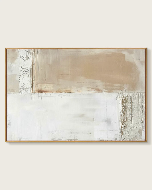 Oversized Neutral Wabi Sabi Wall Decor No.166