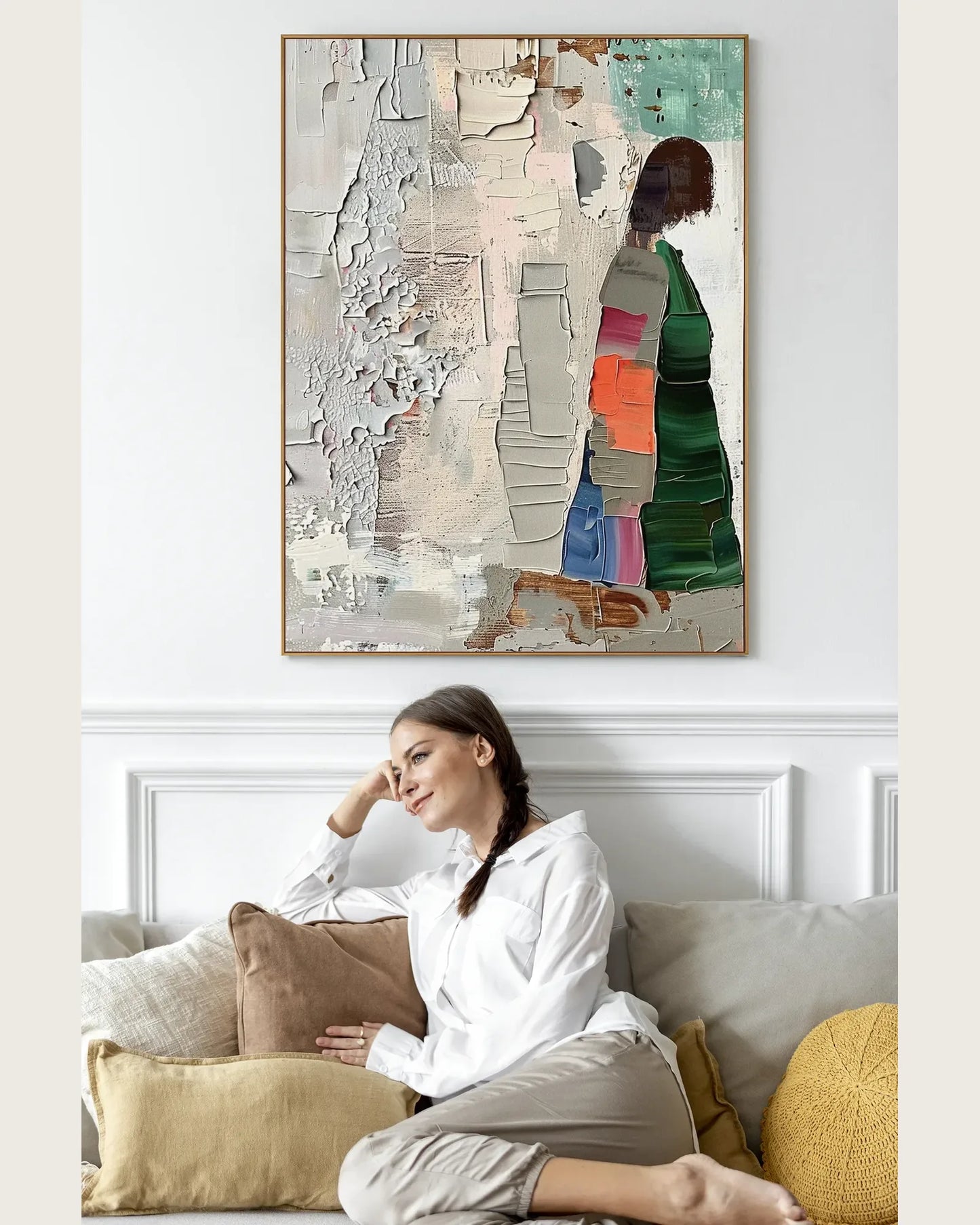 Oversized Texture Wall Decor No.059