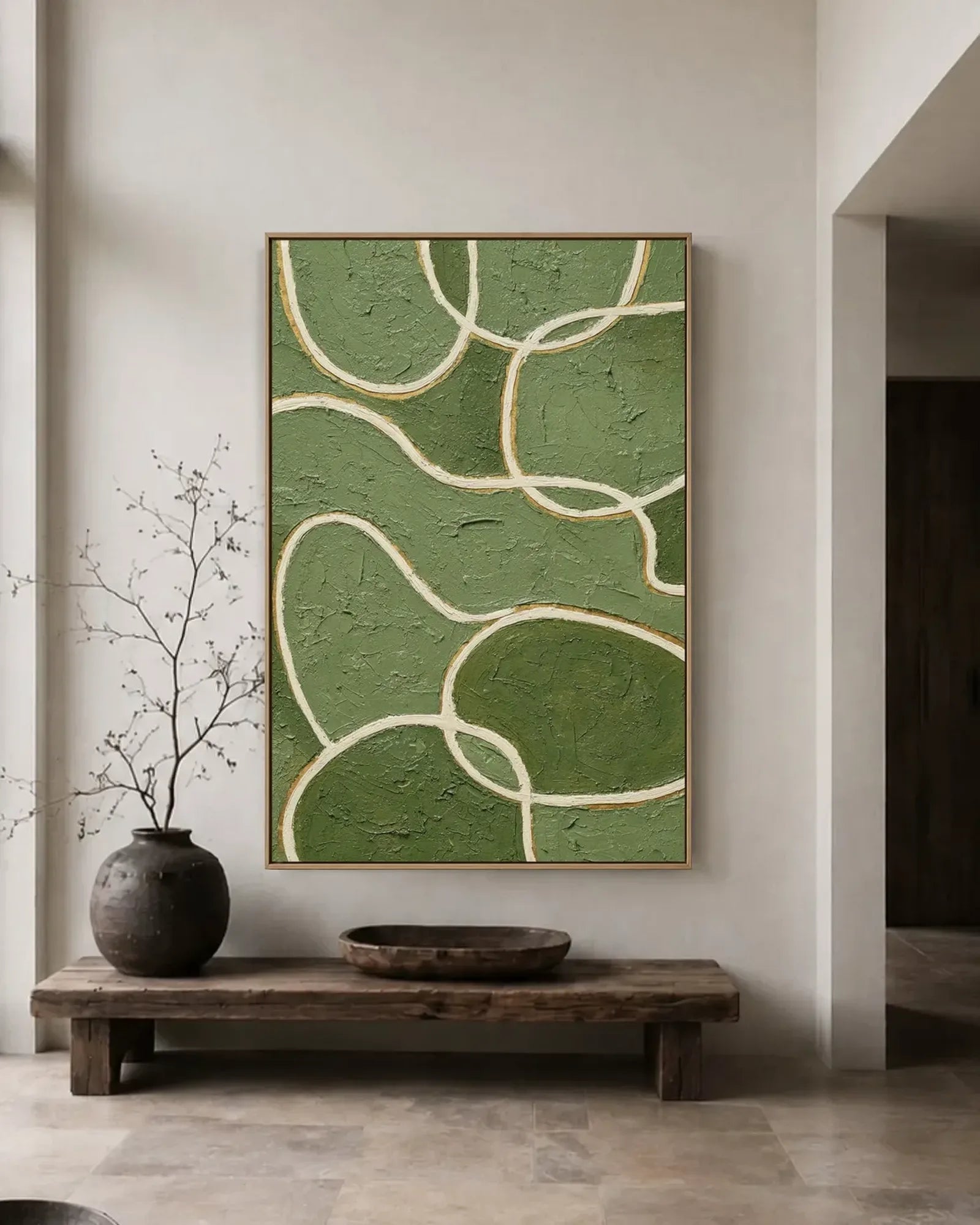 Oversized Wabi Sabi Canvas Art No.097