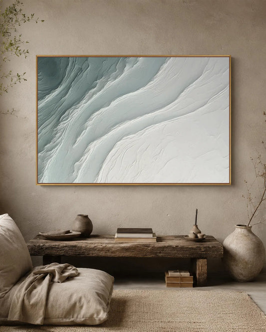 Oversized Wabi Sabi Canvas Painting No.157