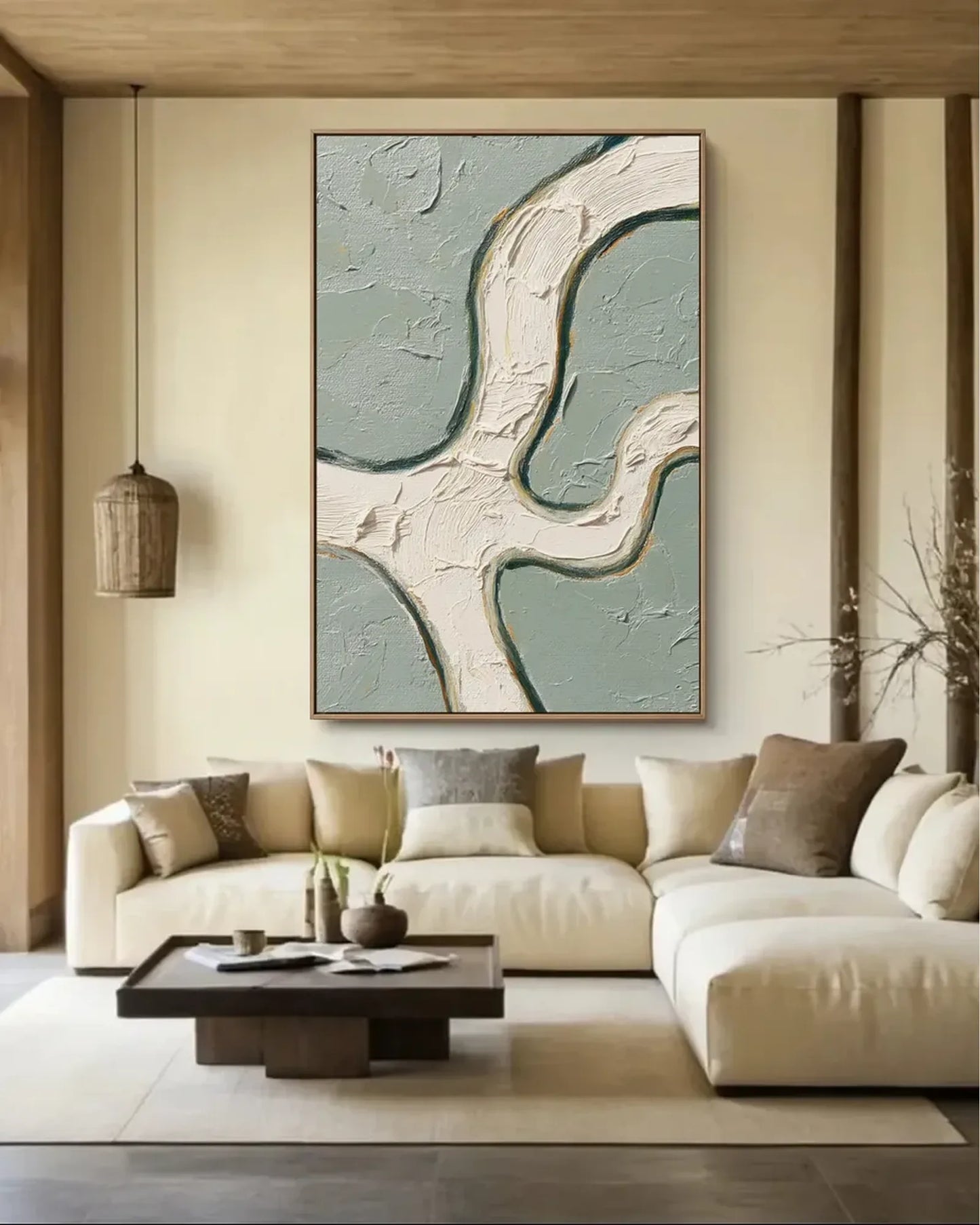 Oversized Wabi Sabi Wall Art No.096