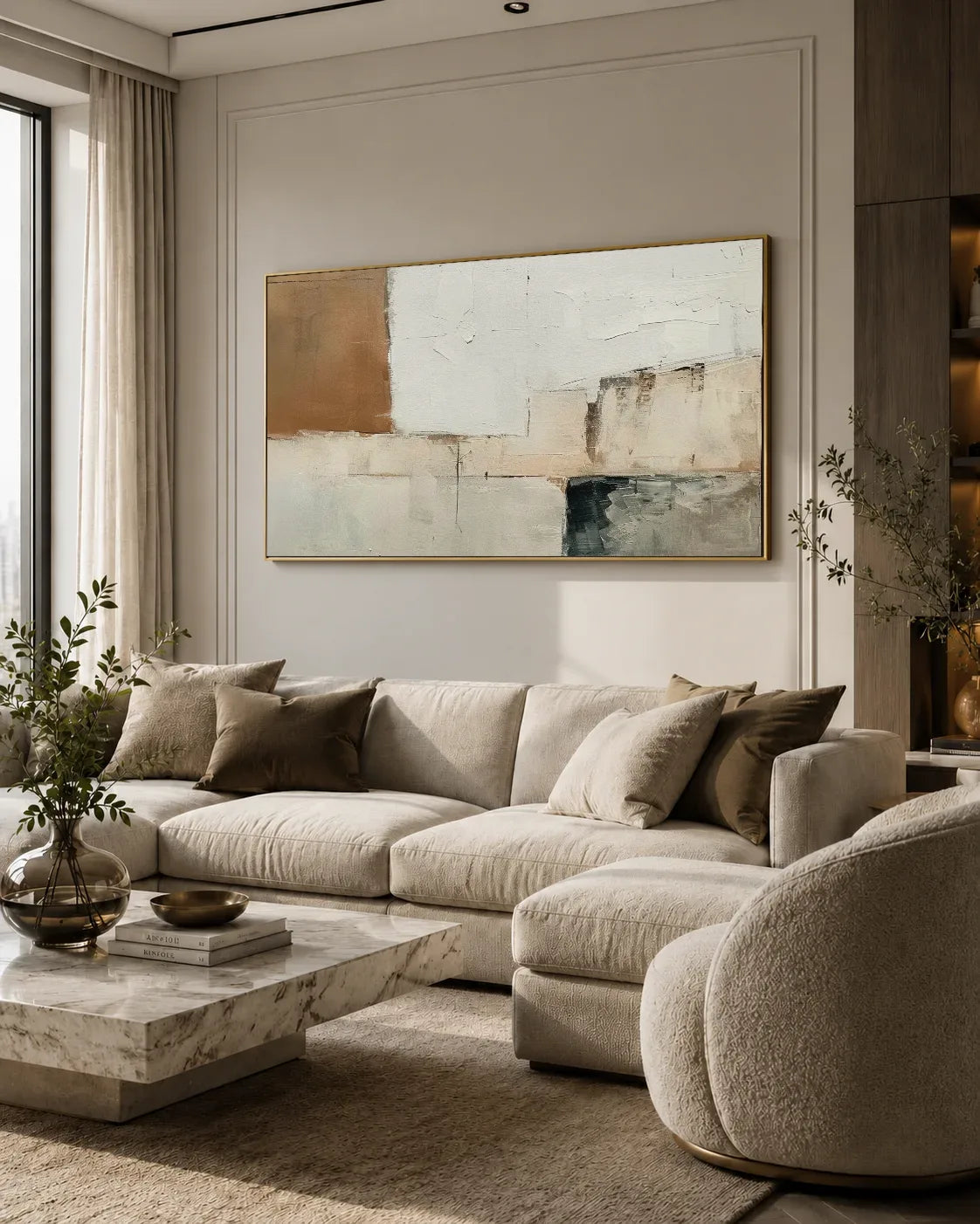 Oversized Wabi Sabi Wall Art No.153