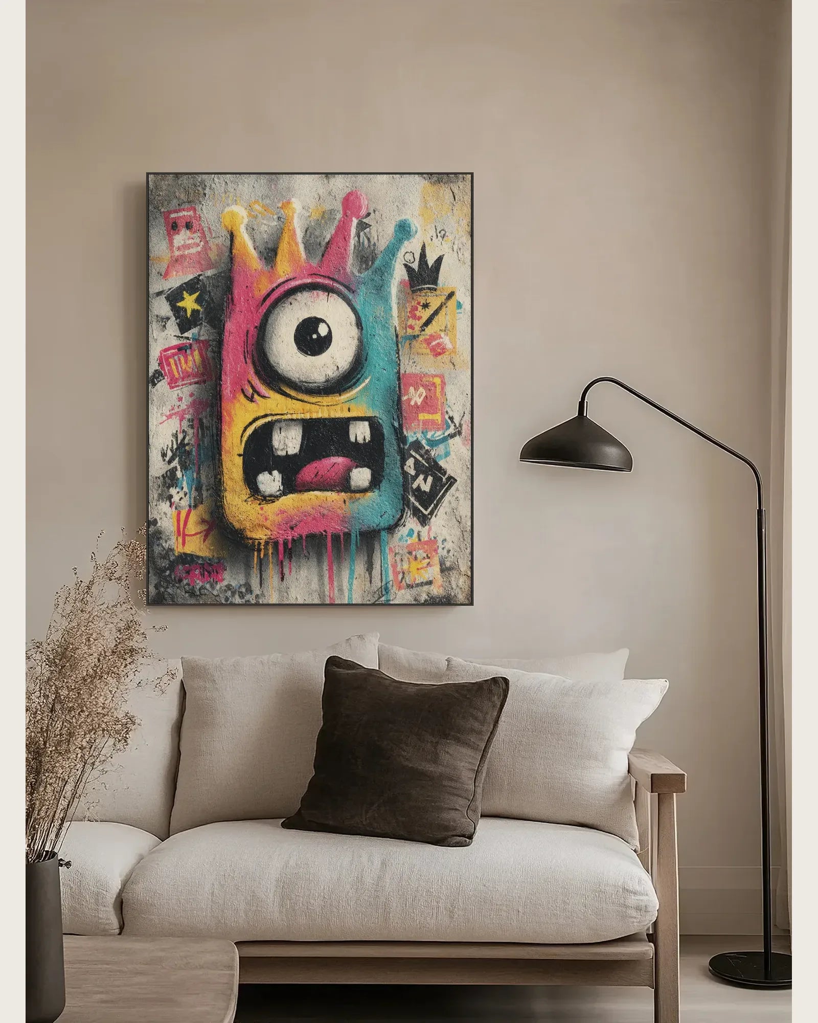 Pop Graffiti Canvas Art No.095