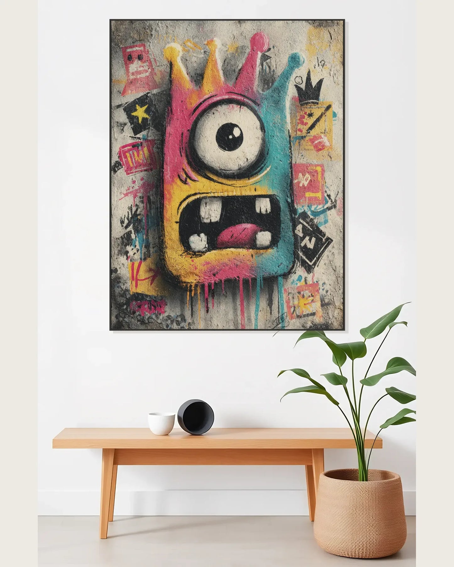 Pop Graffiti Canvas Art No.095