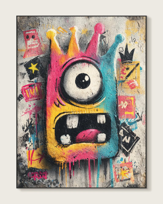 Pop Graffiti Canvas Art No.095
