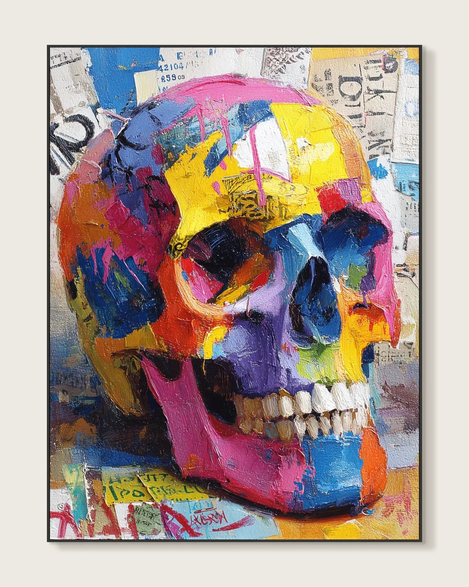 Pop Graffiti Canvas Painting No.094