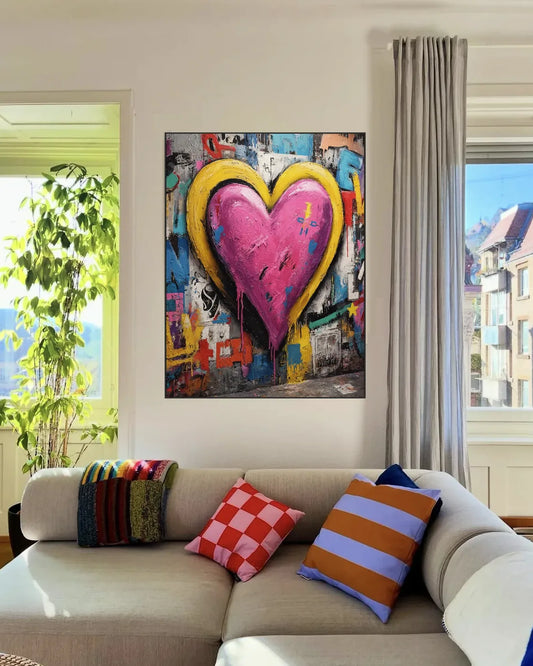 Pop Street Canvas Painting No.100