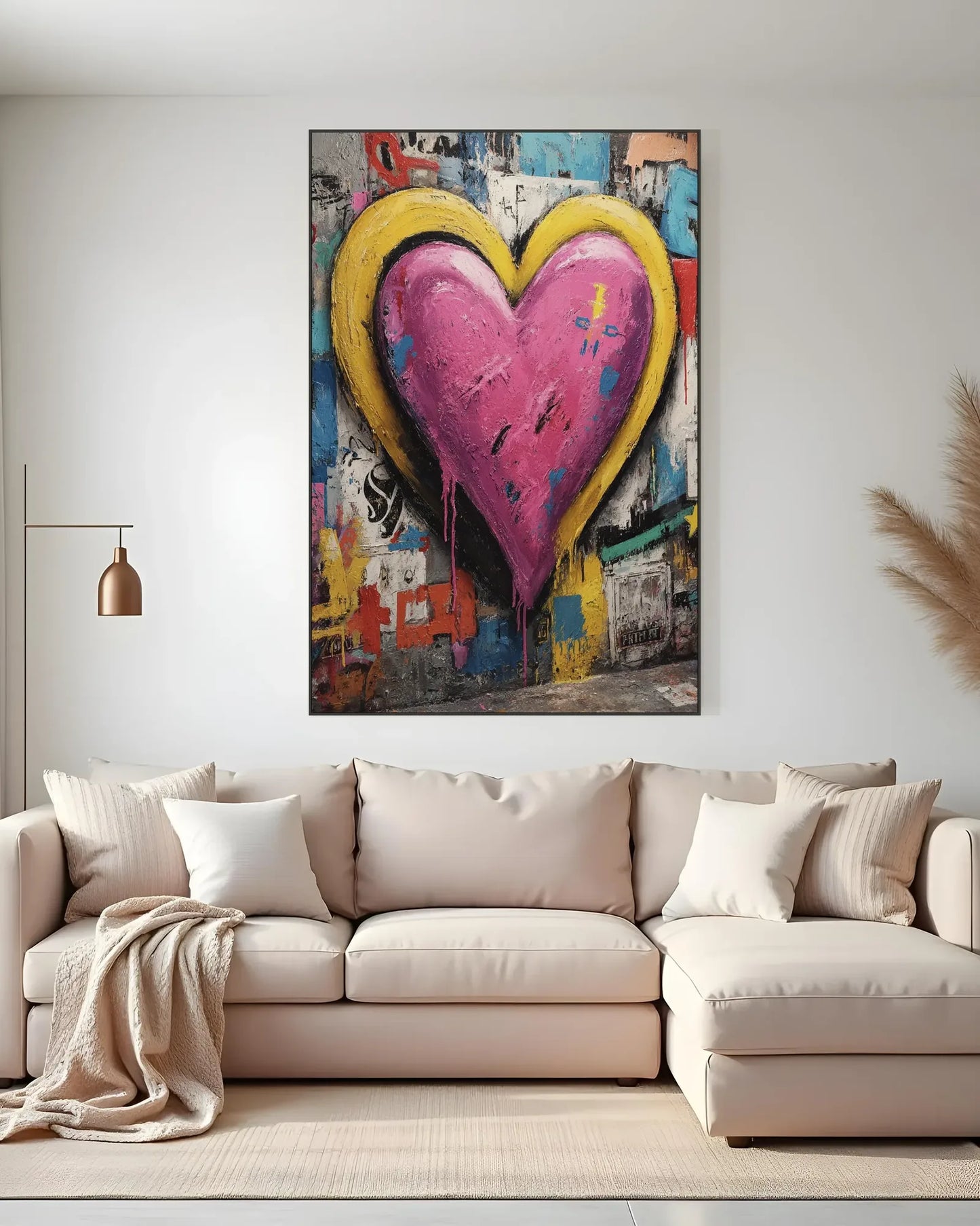 Pop Street Canvas Painting No.100