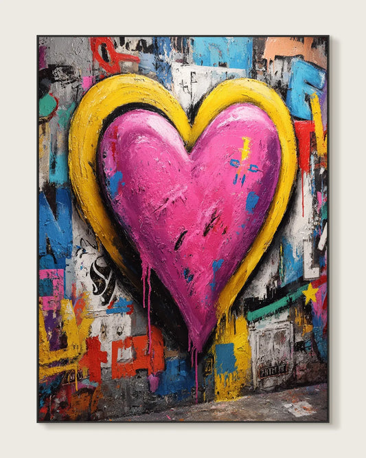 Pop Street Canvas Painting No.100