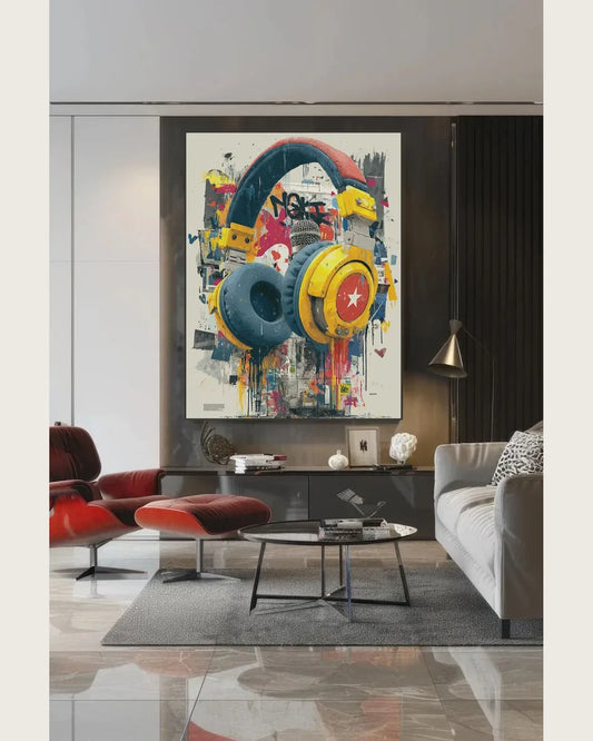Pop Style Graffiti Canvas Painting No.046