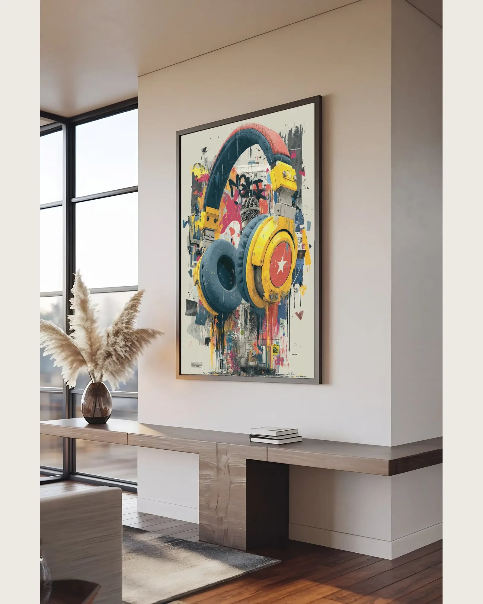 Pop Style Graffiti Canvas Painting No.046