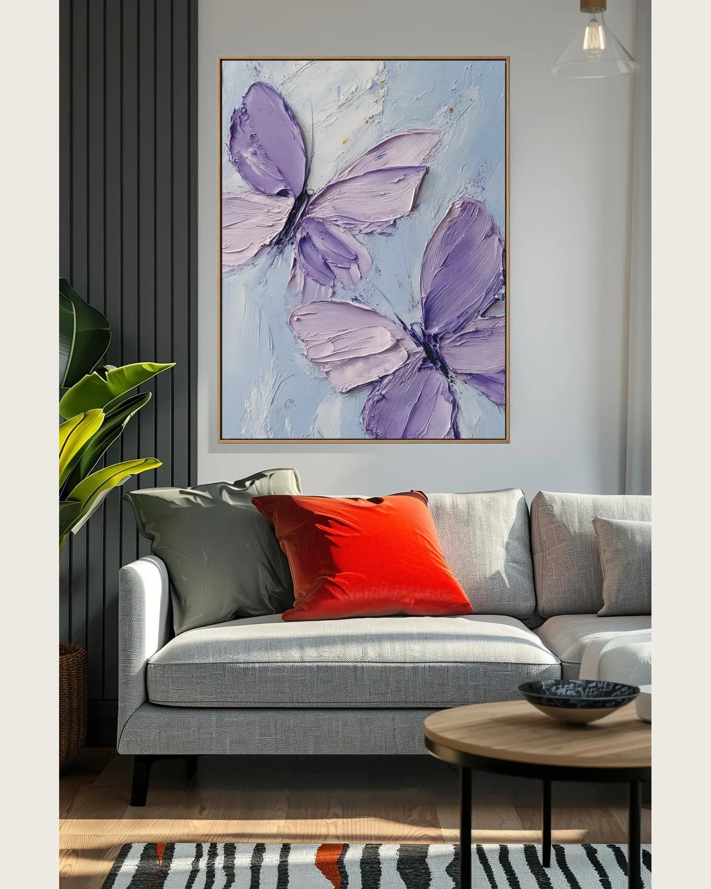 Purple Butterfly Artwork No.142