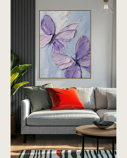 Purple Butterfly Artwork No.142
