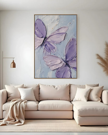 Purple Butterfly Artwork No.142