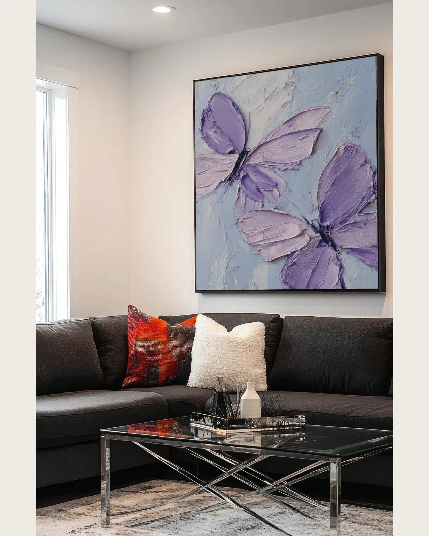 Purple Butterfly Artwork No.142