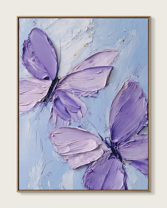 Purple Butterfly Artwork No.142