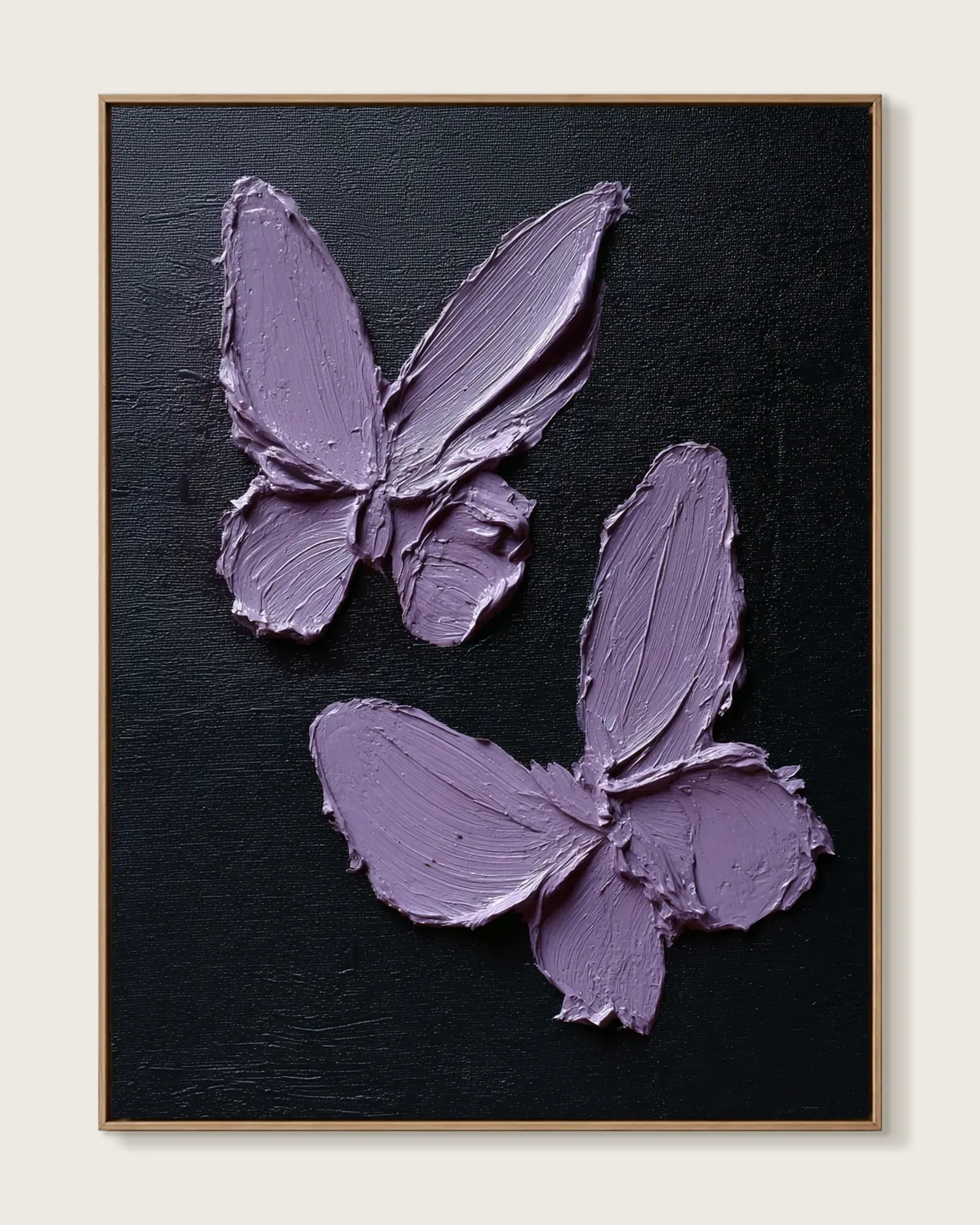 Purple Butterfly Canvas Art No.141