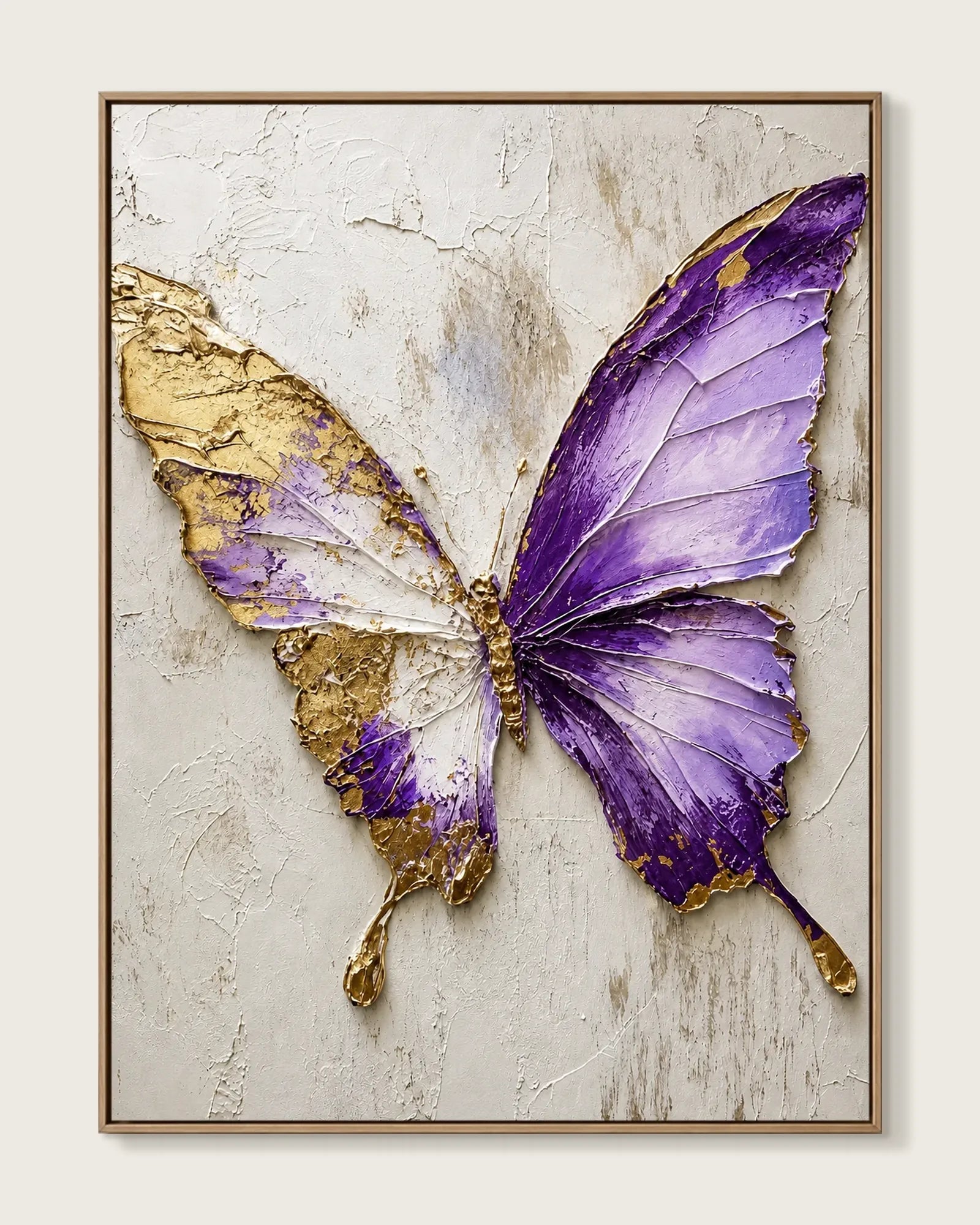 Purple Butterfly Painting No.145
