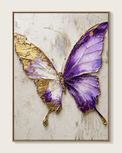 Purple Butterfly Painting No.145