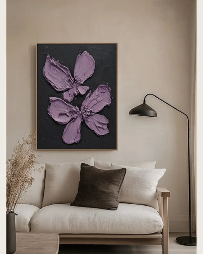 Purple Butterfly Wall Art No.140