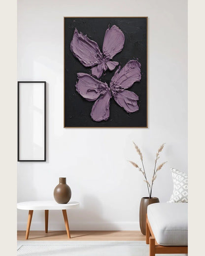 Purple Butterfly Wall Art No.140