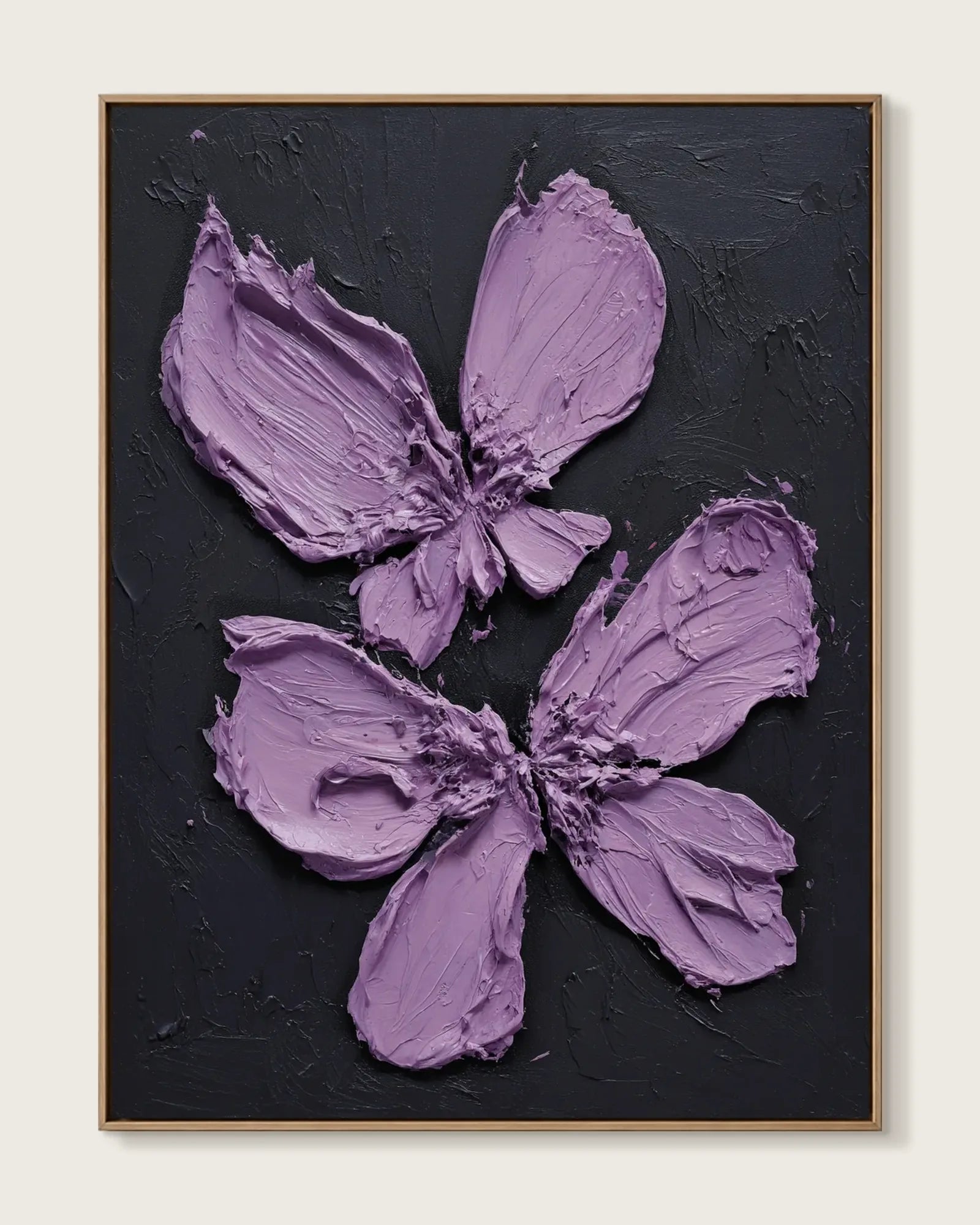 Purple Butterfly Wall Art No.140
