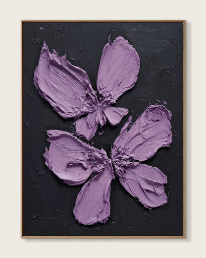 Purple Butterfly Wall Art No.140