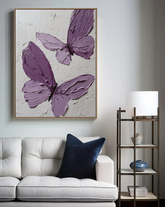 Purple Butterfly Wall Decor No.143