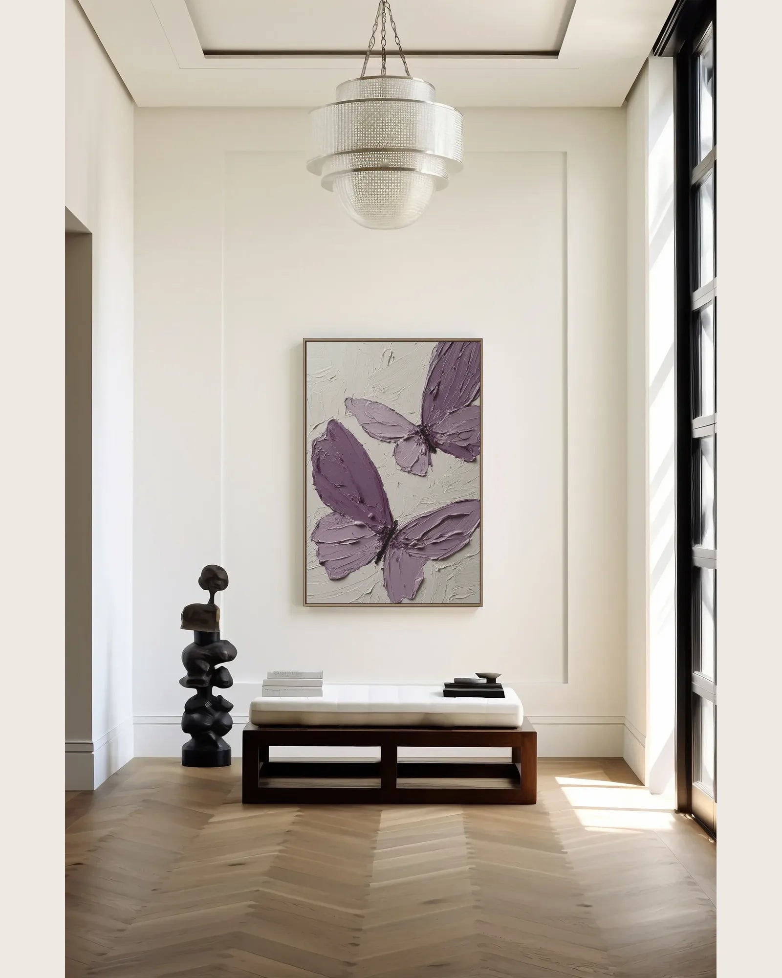 Purple Butterfly Wall Decor No.143
