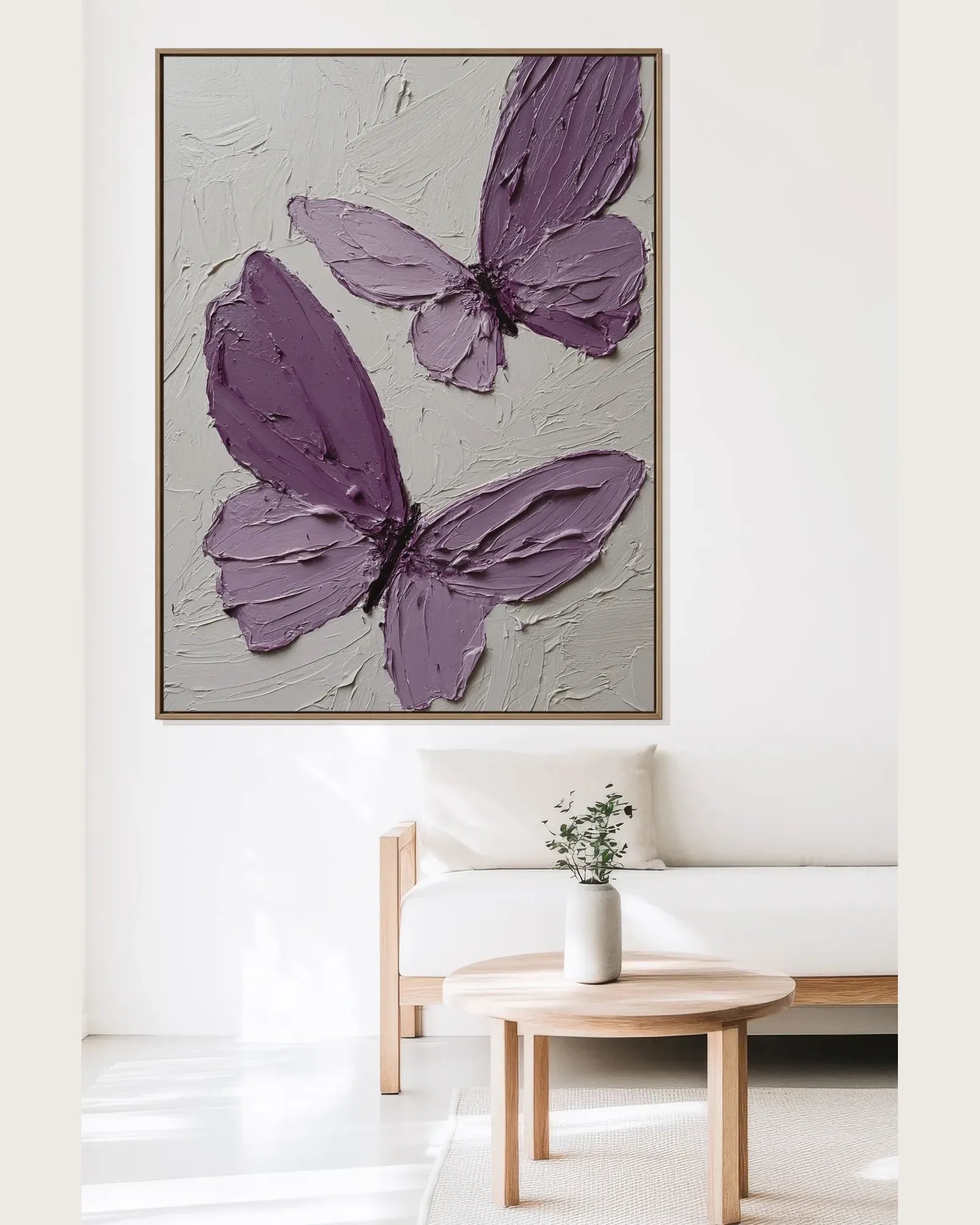 Purple Butterfly Wall Decor No.143