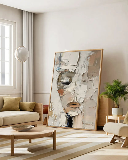 Real Texture Canvas Painting No.040