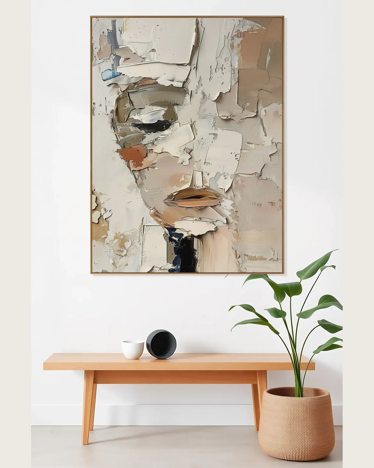 Real Texture Canvas Painting No.040