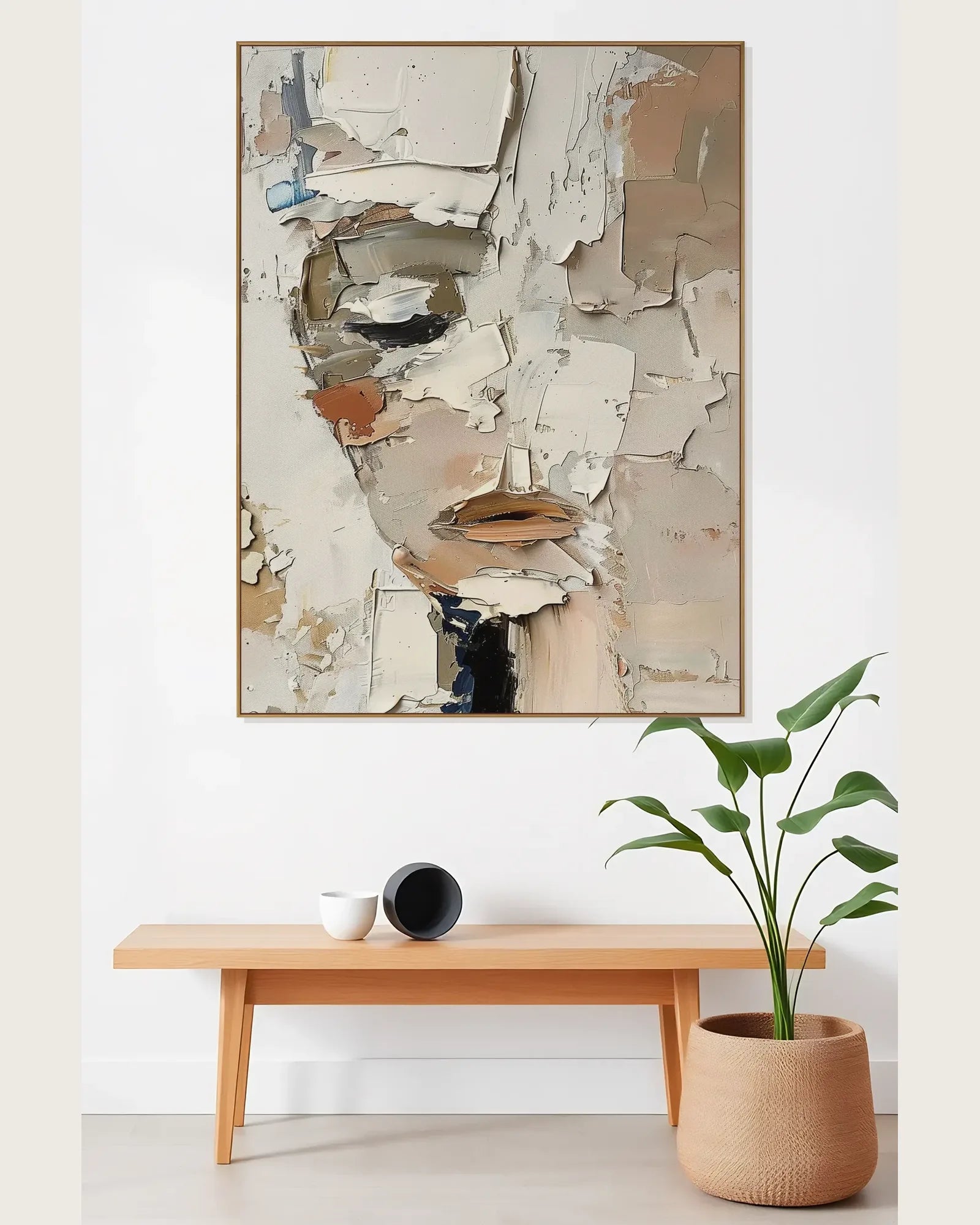 Real Texture Canvas Painting No.040