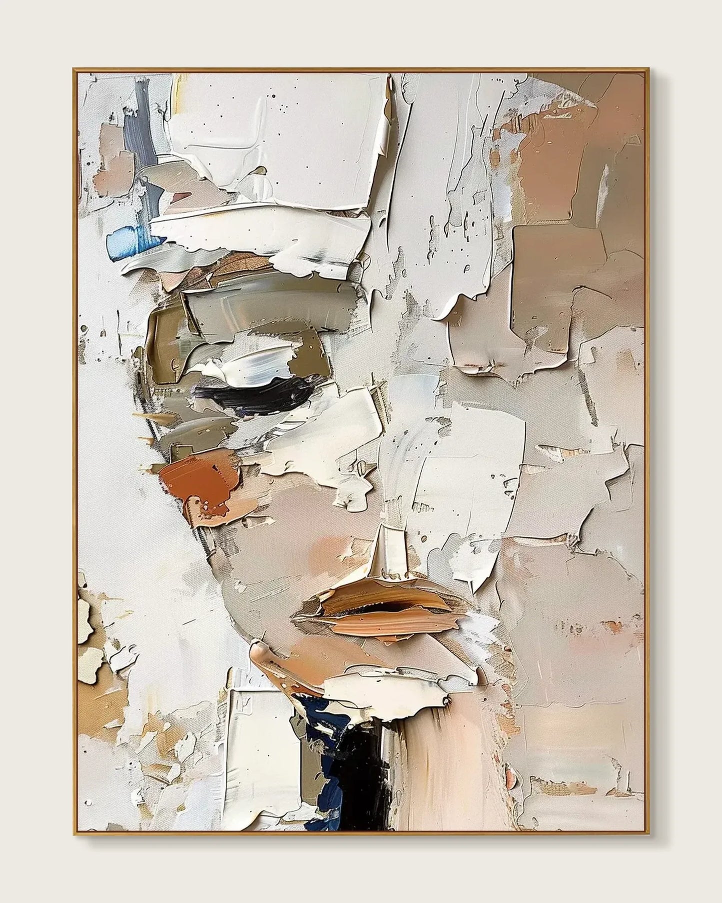 Real Texture Canvas Painting No.040