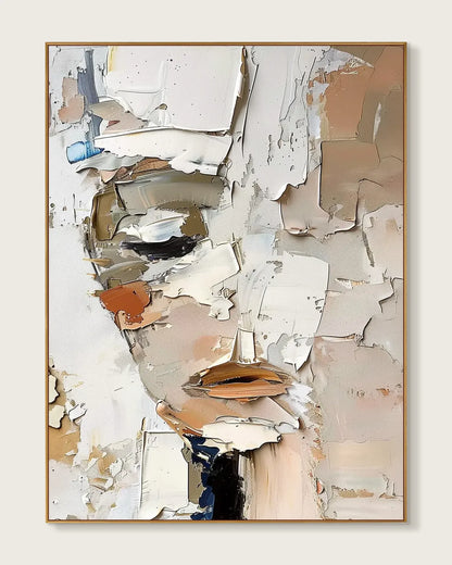Real Texture Canvas Painting No.040