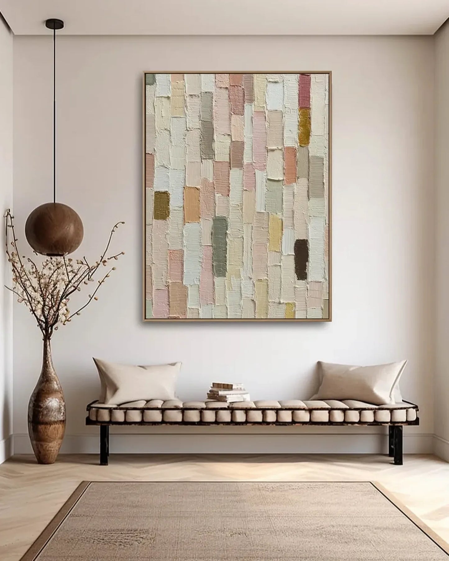 Soft Abstract Minimalist Canvas Art No.067