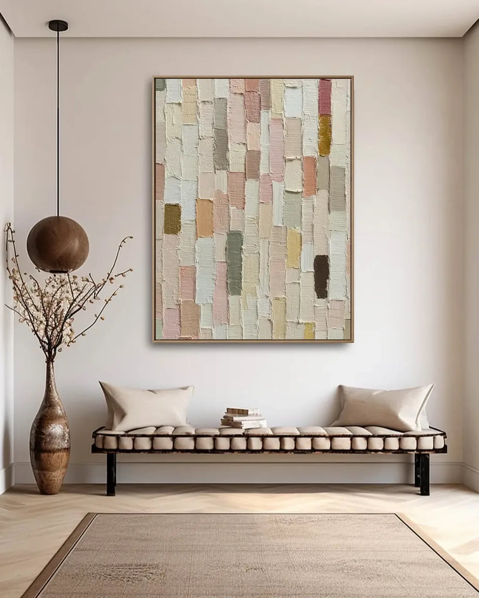 Soft Abstract Minimalist Canvas Art No.067