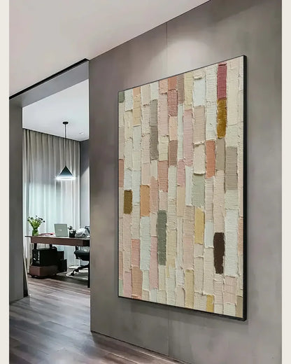 Soft Abstract Minimalist Canvas Art No.067