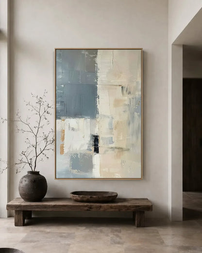 Soft Abstract Minimalist Canvas Painting No.070