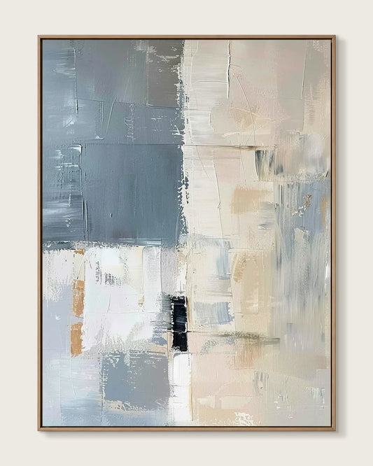Soft Abstract Minimalist Canvas Painting No.070