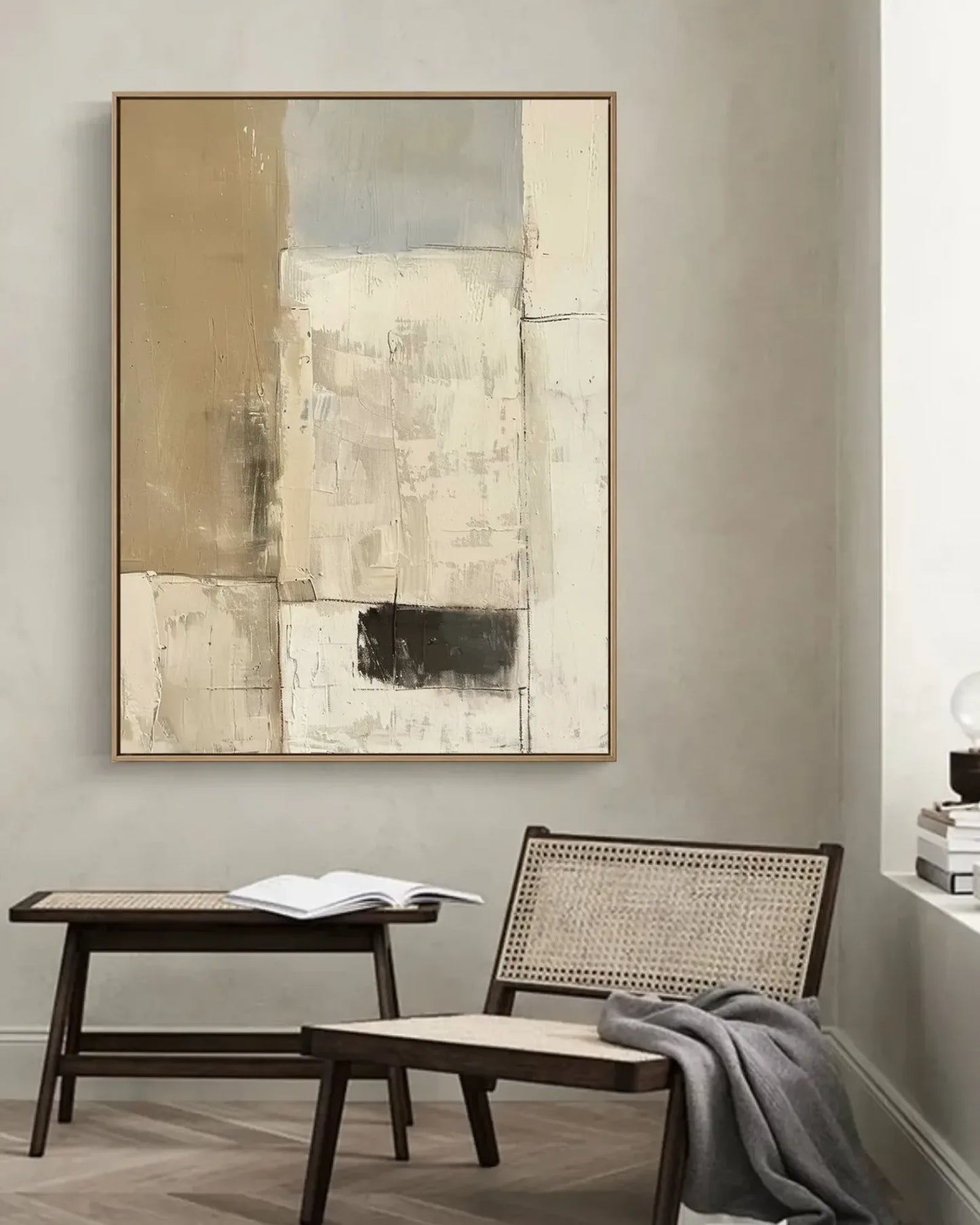 Soft Abstract Minimalist Wall Art No.066