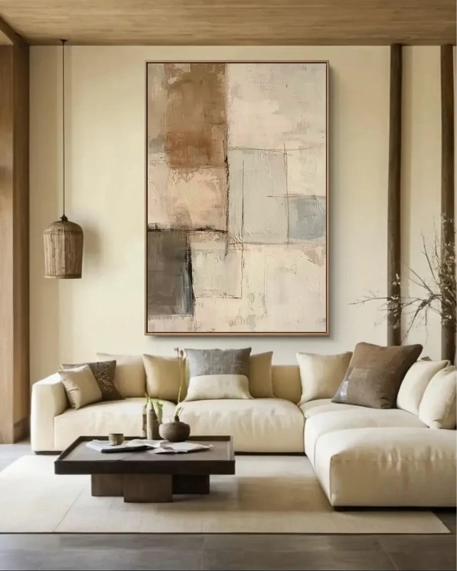 Soft Abstract Minimalist Wall Decor No.069