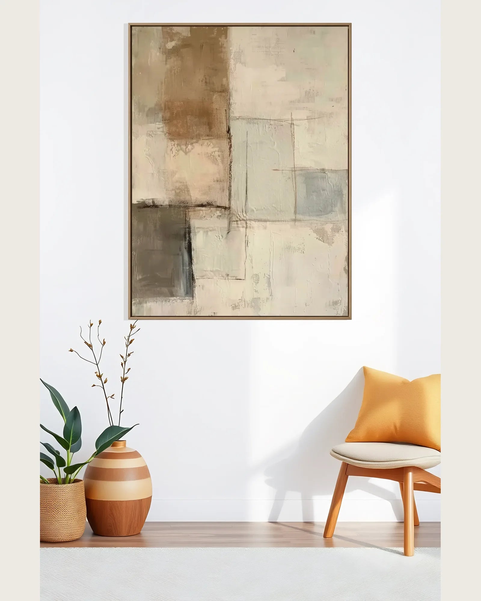Soft Abstract Minimalist Wall Decor No.069