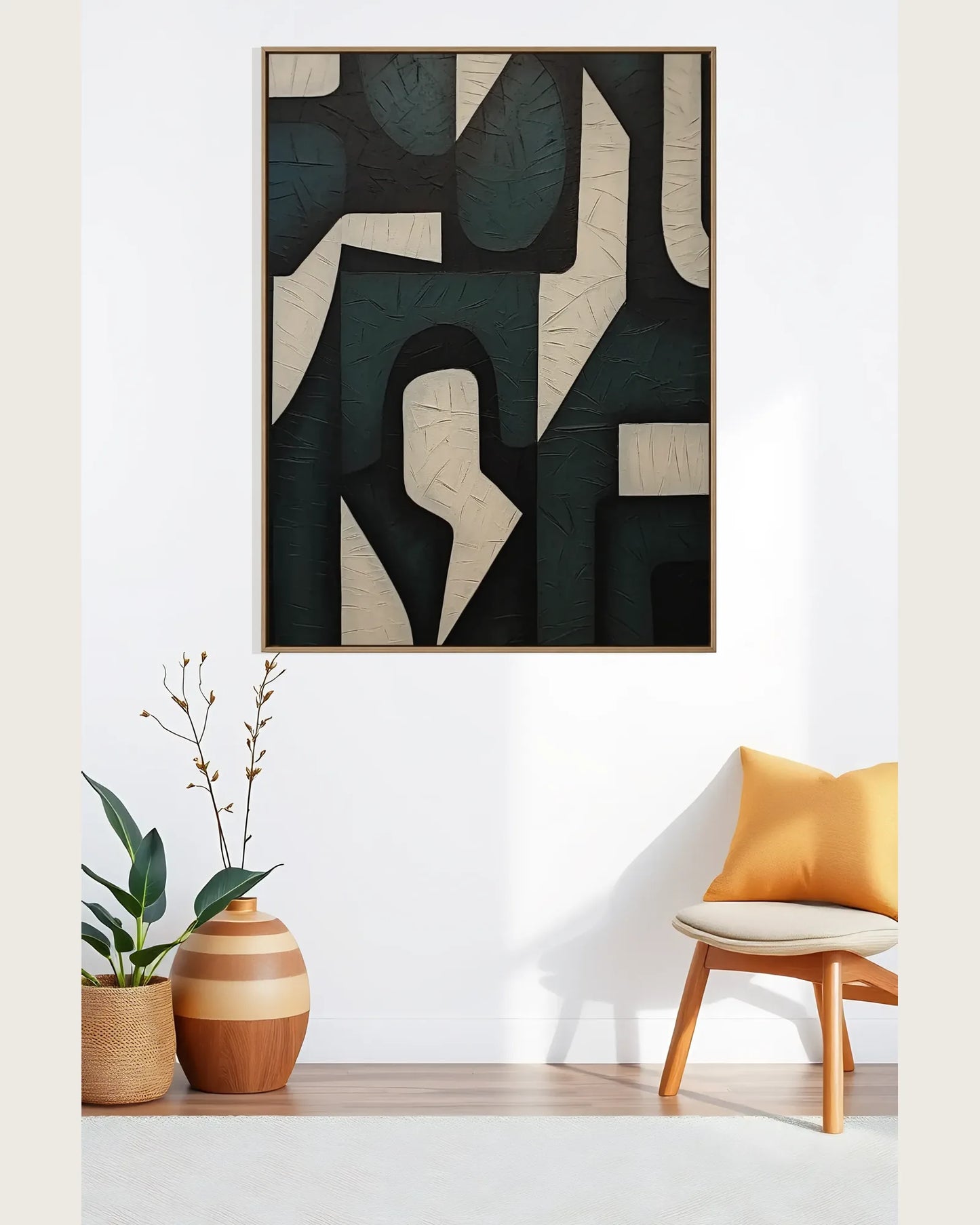 Soft Abstract Wabi Sabi Artwork No.058
